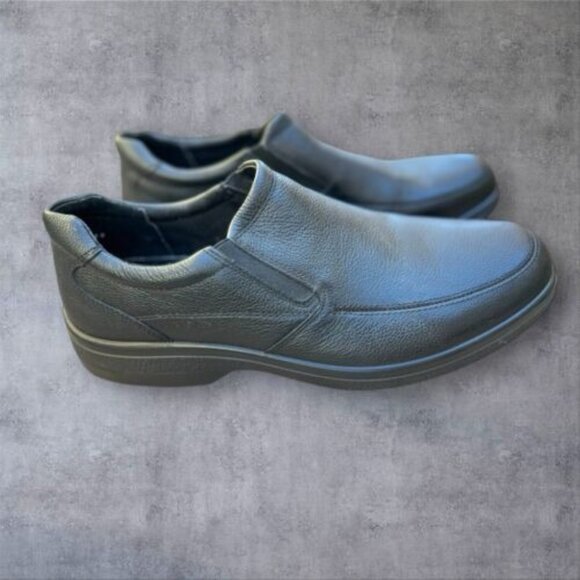 Size 13 / 46 Black Super Comfy Slip-on Shoes. In Very Good Condition. - Picture 1 of 7